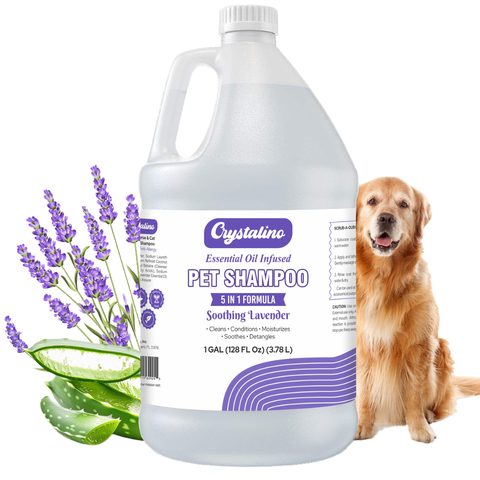 Pet Shampoo & Conditioner - Soothing Lavender (1 Gallon)